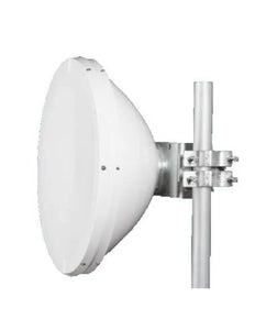 Jirous 10GHz/11GHz 38cm Parabolic Dish antenna for AirFiber 11, to be Use with JR-Exaf-11, 10.1-10.7 GHz, includes radome cover, 28.3dBi Antenna Gain