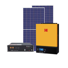 Load image into Gallery viewer, Kodak 3.0kW 2.8kWh Solar Off-Grid Hybrid Kit, 10× Renewsys Deserv 340W Solar Panel, 1× Kodak Solar Off-Grid Inverter VMIII 3kW 24V, 1× Pylon Battery
