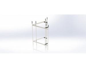 Lattice Mast 600pl-1-cc Casting Cage - Connects to Y-Base Assembly - 600mm Galvanized Casting Cage, Antennas & Masts, Lattice Masts