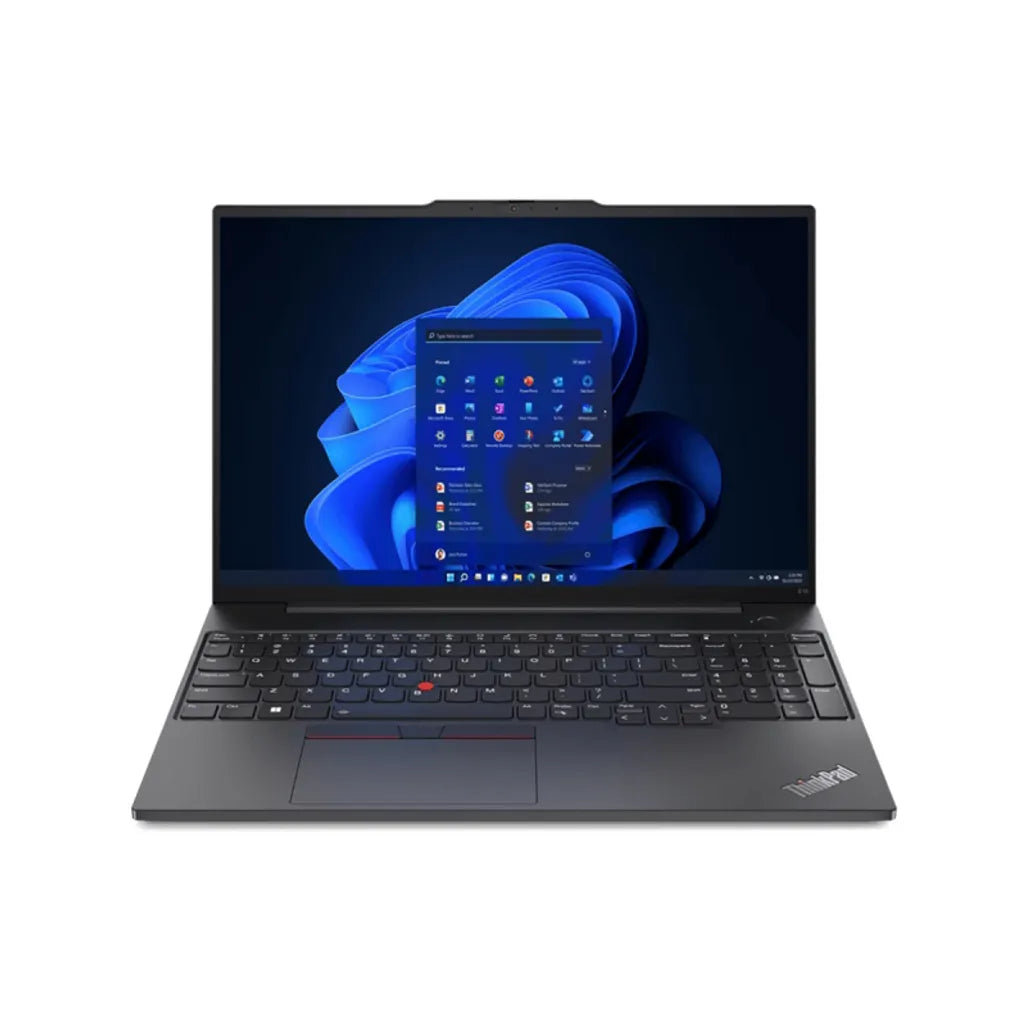 Lenovo E16 21JN0028ZA i5-1335U Notebook, 16.0'' WUXGA FHD | 8GB DDR4 RAM | 512GB SSD M.2 | FPR |Keyboard US-ENG|1Year Premier Support|Win11 Pro Laptop