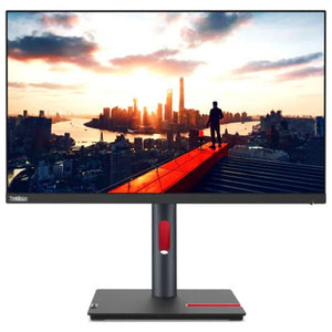 Lenovo ThinkVision P24h-30 23.8'' Monitor, 23.8-inch 2560 x 1440 QHD resolution IPS display provides sharp, precise images with wide-viewing angles