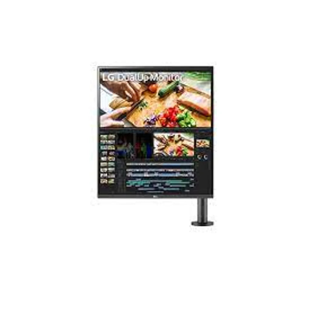 LG 28MQ780 28-inch SDQHD DualUp Monitor with Ergo Stand, Nano IPS, HDR10, 1x DisplayPort, 1x USB-C, 1x HDMI, Speaker, 100 x 100 Wall-mountable