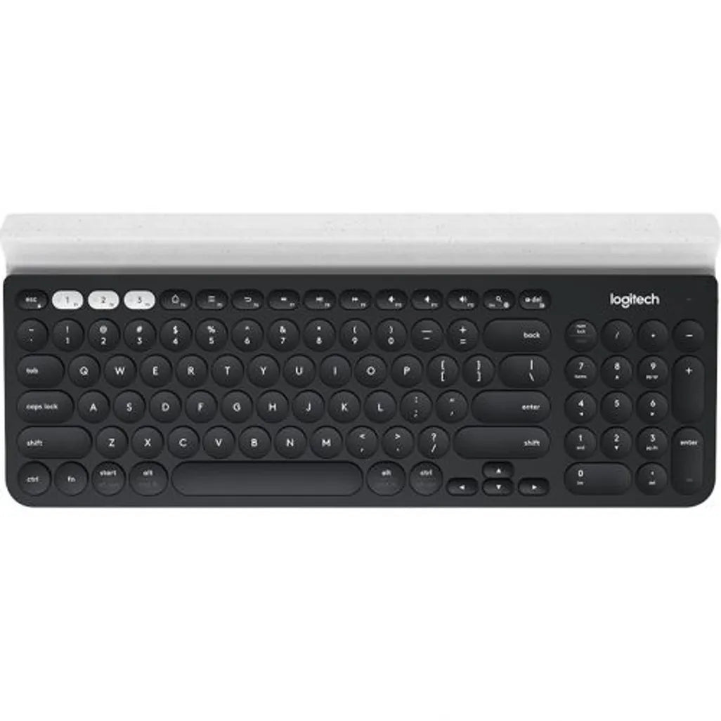 Logitech K780 Multi-Device Wireless Keyboard, RF Wireless + Bluetooth, QWERTY, LOGI 920-008042 keyboard for PC,Smartphone,Tablet