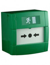 Load image into Gallery viewer, ZKTeco Manual Call Point - Green Resettable, Resettable - A quick turn of the key and the call point is reset, Access Control, Door Accessories
