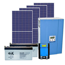 Load image into Gallery viewer, 375W / 8.8kw Solar Backup System for Home and Business - consists of - Canadian Solar/Sunsynk/Kodak/Victron/RCT, includes Professional Installation
