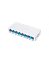 Load image into Gallery viewer, Mercusys MS108 8-Port 10/100Mbps Desktop Switch, 8x 10/100 Mbps Ports, Plastic Case, Plug and Play, Networking, Switches, Unmanaged, 10/100 Desktop
