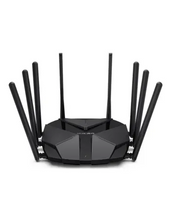 Load image into Gallery viewer, Mercusys AX6000 Dual Band WiFi 6 Router, AX6000 Dual-Band WiFi 6, 4×4 MU MIMO &amp; OFDMA, 160 MHz Channel Width &amp; 1024 QAM, 1× 2.5G WAN/LAN | MRC-MR90X
