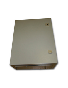 Acconet Metal IP55 Weatherproof Enclosure (500 x 400 x 210), Beige, Surface Mount Lockable Doors, Cabling, Cabinets & Racks, Waterproof Enclosures