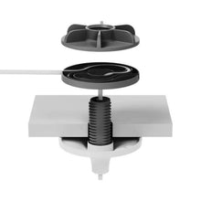 Load image into Gallery viewer, Logitech Rally Pendant Mic Pod Mount for Rally Mic Pod microphones, easily secures mic pods to both drop ceilings and solid ceilings, easy development
