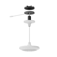 Load image into Gallery viewer, Logitech Rally Pendant Mic Pod Mount for Rally Mic Pod microphones, easily secures mic pods to both drop ceilings and solid ceilings, easy development
