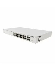 MikroTik 16 Port PoE++ Cloud Router Switch, 4SFP+, Up to 90W per port, 1150W PoE Budget, PSU Expansion Slot, dual-core 800MHz ARM | CRS320-8P-8B-4S+RM