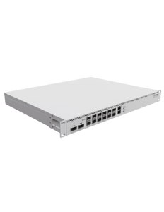 MikroTik CCR2216-1G-12XS-2XQ Cloud Core Router, 2× 100G QSFP28 Ports, 12× 25G SFP28 Ports, 1× 1GbE Port, 2GHz 16 Core CPU, 16GB RAM, 2x M.2 PCIe Slots