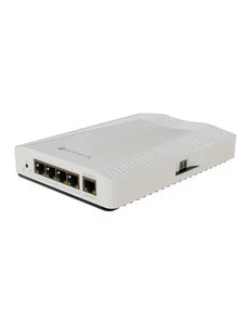 MikroTik Cloud Router Switch 4 Port 10Gbps with PoE Input, 4x10GB Ethernet, 1*GB Ethernet, dual-core ARM CPU, 2 DC jacks, 2-pin terminal CRS304-4XG-IN
