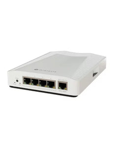 MikroTik Cloud Router Switch 4 Port 10Gbps with PoE Input, 4x10GB Ethernet, 1*GB Ethernet, dual-core ARM CPU, 2 DC jacks, 2-pin terminal CRS304-4XG-IN