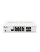 Load image into Gallery viewer, MikroTik Cloud Router Switch 8 Port PoE 4SFP, 8 Gbit 802.3af/at or 24V passive PoE OUT, 4 SFP ports - incl 24V PSU/optional 48V PSU | CRS112-8P-4S-IN

