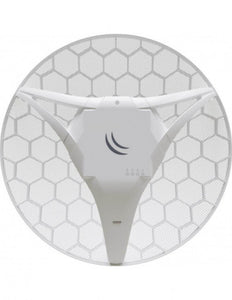 MikroTik LHG LTE - LTE Outdoor CPE, with 17dBi gain, 1 Sim Slot, 1 FE ports, PoE in, device for very remote locations within cellular network coverage