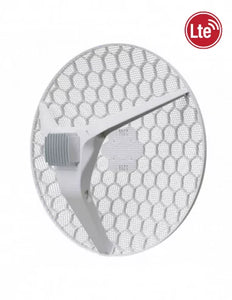 MikroTik LHG LTE - LTE Outdoor CPE, with 17dBi gain, 1 Sim Slot, 1 FE ports, PoE in, device for very remote locations within cellular network coverage