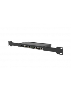 MikroTik RB4011iGS+RM Powerful 10xGigabit port router with a Quad-core 1.4Ghz CPU, 1GB RAM, SFP+ 10Gbps cage and desktop case with rack ears, RouterOS
