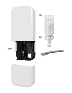 MikroTik wAP ax WiFi6 Dual-Band Weatherproof Wi-Fi Router, AX3000, Dual-core, 256MB RAM, 2 Gigabit Ethernet port, PoE-in, RouterOS L4, DC jack 12-57V