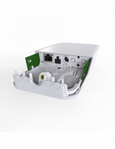 MikroTik wAP LTE Weatherproof 2G/3G/LTE CPE with 2.4 GHz Wi-Fi Router, 650 MHz CPU, 64MB RAM, 802.11b/g/n dual-chain, 1 FE LAN, LTE/3G/2G, RouterOS L4