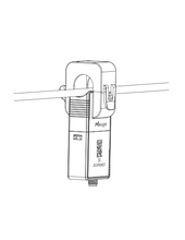 Load image into Gallery viewer, Milesight Smart Current Transformer, Induced current power supply, Suspended on the Testing Conductor, Maximum Input Current 300A, IP30, CT103-868M
