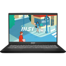 Load image into Gallery viewer, MSI Modern Raptor Lake i9-13900H Notebook|Iris Xe Graphics|15.6&#39;&#39; FHD 60Hz|DDR IV 16GB|1TB|Wi-Fi 6E|Bluetooth|LAN|Win 11 H|1 Yr Warranty|Classic Black
