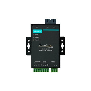 Moxa TLF TCF-142-M-ST-T Serial to Fiber Converter, Automatic Baudrate Detection, Ring Operation, Optical Fiber Converter TCF-142