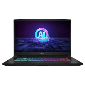 MSI Katana A17 AI B8VG Notebook | Ryzen 9 8940H | RTX 4070|17.3'' QHD|DDR5 16GB|1TB|Wi-Fi 6E|Bluetooth|LAN|Win 11 Home Laptop|2-Years Warranty|Black