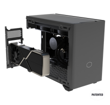 Load image into Gallery viewer, Cooler MasterBox NR200P MAX Computer Case, SFX 850WPsu Included, 280mm Liquid Cooler included, Mini-ITX Supported Motherboard
