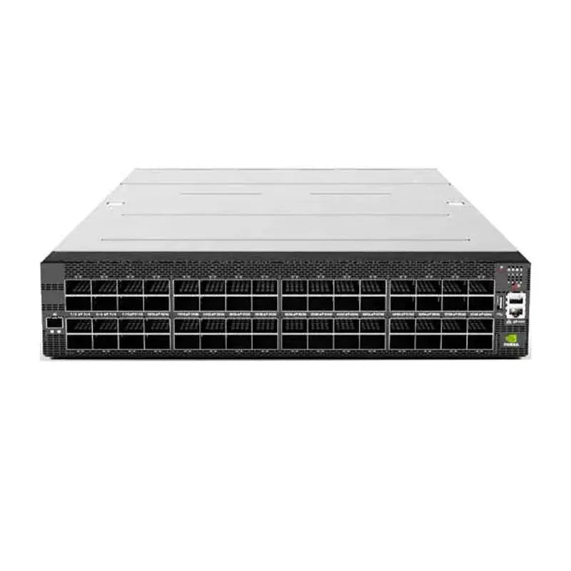 NVIDIA Mellanox Spectrum-4-based 800GbE 2U Ethernet switch Cumulus Linux, 64*OSFP, 1*SFP28 port, 2xAC, x86 CPU, 920-9N42F-00RI-7C0