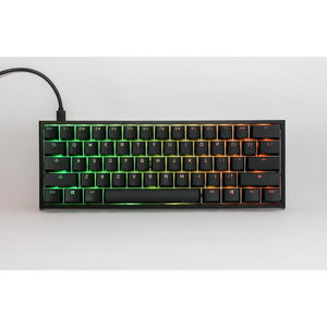 Ducky Keyboard One 2 Pro 60% Mechanical Keyboard; RGB; PBT Double Shot Keycaps - Cherry Black, DKON2061ST-AUSPDAZT2