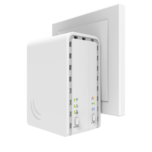 MikroTik Power Line Access Point, 802.11b/g/n WiFi with single Ethernet port & capability to connect to other PWR-Line devices through electrical line