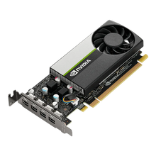 Load image into Gallery viewer, PNY Nvidia Quadpro T1000 PCI-Express 3.0 x16; LP; 4GB GDDR6 128-bit; 4x Mini DP 1.4, Low Profile; 50W Graphics Processor, 1 fan(s)
