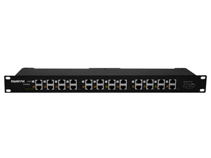 Gigabit Passive PoE Injector Ethernet Ports: 24x 10/100/1000 (12x PoE ; 12x Ethernet), 1300mA, Power Input: 18-57V Power Supply | POE-12G
