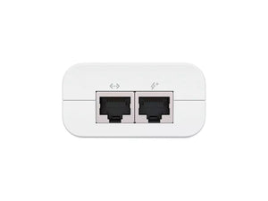 Ubiquiti Gigabit PoE Adapter 48V 30W, 0.65A, Gigabit, PoE injector with No Cable, Features Electrostatic Discharge (ESD) protection | U-POE+