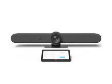 Load image into Gallery viewer, Logitech Rally Bar All-In-One Bar Large To Medium Rooms, all-in-one video conferencing with built-in AI technology, brilliant optics, White 960-001325
