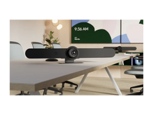 Load image into Gallery viewer, Logitech Rally Bar All-In-One Bar Large To Medium Rooms, all-in-one video conferencing with built-in AI technology, brilliant optics, White 960-001325
