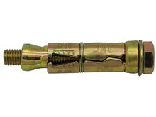 Load image into Gallery viewer, M8 Rawl Bolt Shielded-Zinc (8x65), suitable for use with all brackets we supply, 4882 Yellow Plated, Locally Sourced, RAWLB
