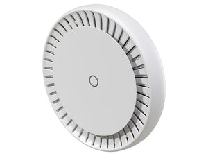 MikroTik cAP ax Dual Band WiFi 6 1800Mbps Ceiling AP, quad-core 1.8GHz CPU, 2x Gigabit Ethernet Ports with PoE in and PoE out  | cAPGi-5HaxD2HaxD