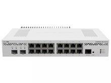 Load image into Gallery viewer, MikroTik Cloud Core Router CCR2004-16G-2S+PC, 16x Gigabit Ethernet ports, 2x10G SFP+ cages, active cooling, and best single-core performance per watt
