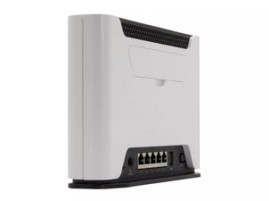 MikroTik Chateau 5G Kit 5 Port WiFi 5 Gigabit Router with 716MHz 4 Core CPU, 256MB RAM, 5x Gig LAN, 2 wireless interfaces (built-in 2.4G 802.11b/g/n)