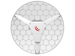 MikroTik LHG Wireless Wire Dish 60GHz PtP Kit, features RouterOS L3, 42dBi antenna gain, 1 x 10/100/1000 Ethernet ports, 60 GHz 1Gbps | RBLHGG-60adkit