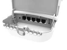 Load image into Gallery viewer, MikroTik OmniTIK 5ac 7.5dBi PoE Outdoor WiFi Omni AP - 5x GbE ports, 802.11ac, 720MHz CPU, 128MB RAM, 1300mW 802.11a/n/ac wireless | RBOmniTikPG-5HacD
