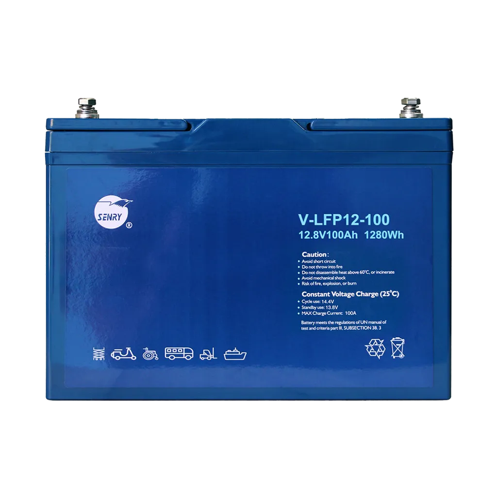 SENRY V-LFP12-100 12V 100Ah Lithium Iron Phospate battery 3-Year Manufacturer Warranty 3000 Cylces at 80%DOD