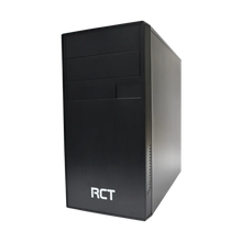 Load image into Gallery viewer, RCT EX1 Desktop Computer CASE with DVD drive slot mATX - Black + 300W; 1 × Fan; 2 x 3.5; 2 x 2.5, Computer CASE
