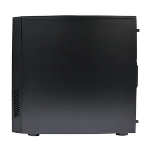 RCT EX1 Desktop Computer CASE with DVD drive slot mATX - Black + 300W; 1 × Fan; 2 x 3.5; 2 x 2.5, Computer CASE