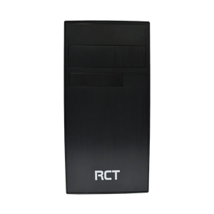 RCT EX1 Desktop Computer CASE with DVD drive slot mATX - Black + 300W; 1 × Fan; 2 x 3.5; 2 x 2.5, Computer CASE