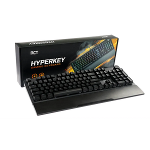 RCT HyperKey 104 keys Mechanical Gaming Keyboard; Blue mechanical switches; Multi Color LED Backlight, RCT-HyperKey