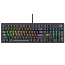 Load image into Gallery viewer, RCT HyperKey 104 keys Mechanical Gaming Keyboard; Blue mechanical switches; Multi Color LED Backlight, RCT-HyperKey
