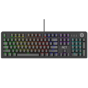 RCT HyperKey 104 keys Mechanical Gaming Keyboard; Blue mechanical switches; Multi Color LED Backlight, RCT-HyperKey